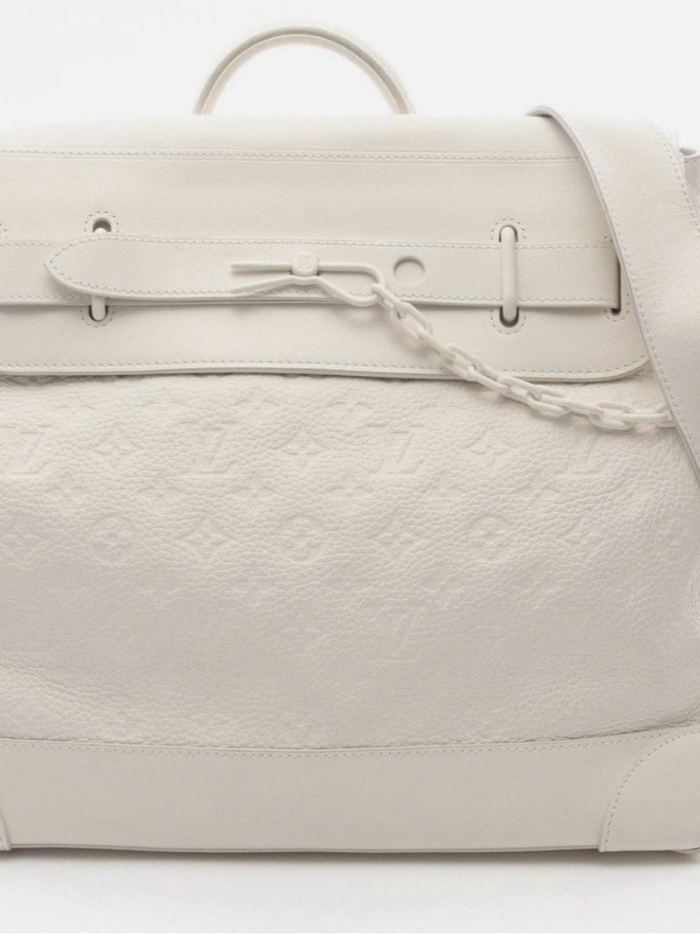Louis Vuitton Cream Embossed Monogram Backpack - Picture 10 of 10